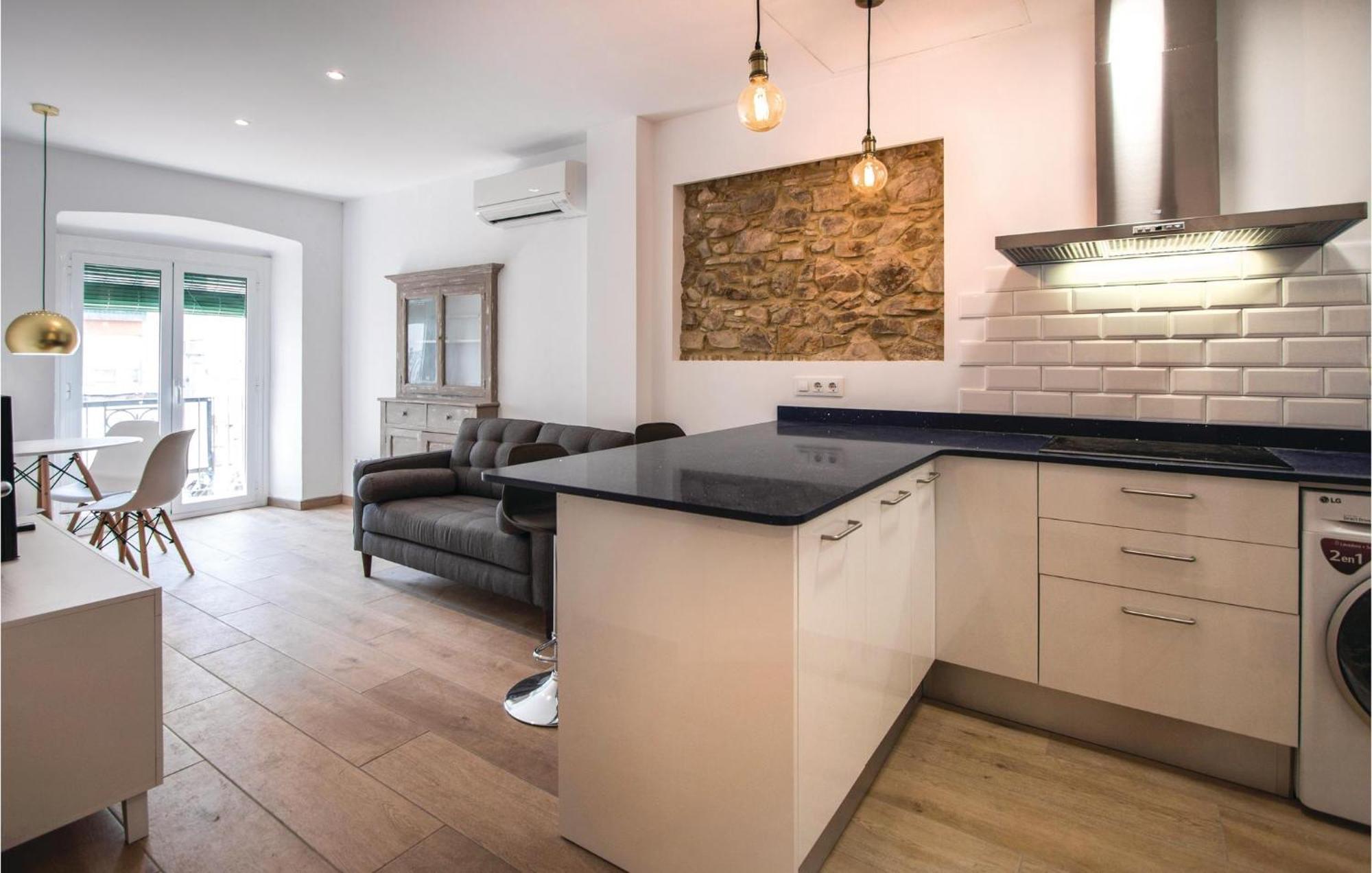 Amazing Apartment In Blanes With Kitchen Exterior photo