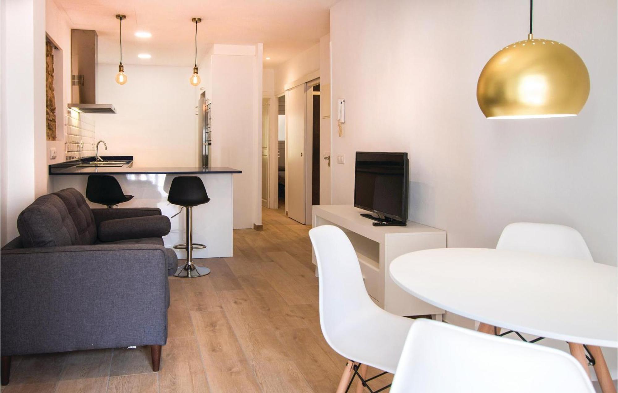 Amazing Apartment In Blanes With Kitchen Exterior photo